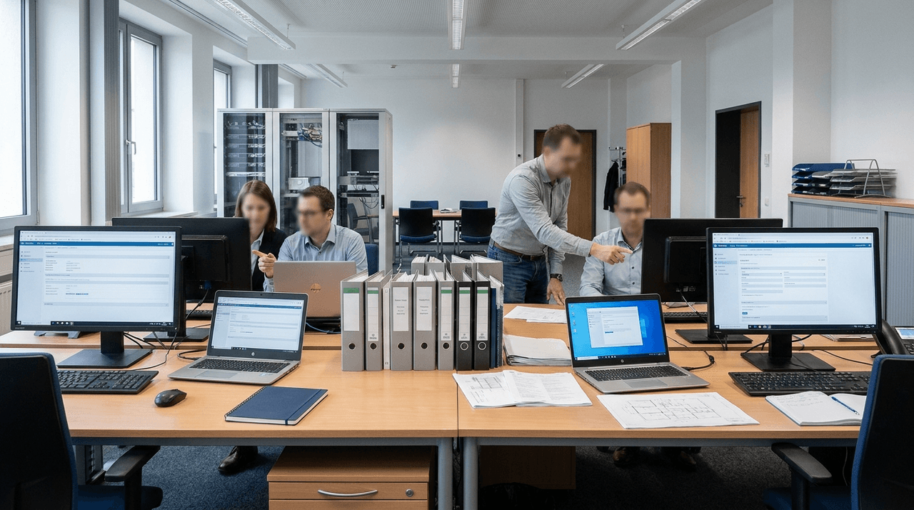 Mitarbeiter von Land und Kommunen arbeiten an digitalen Verwaltungsdiensten in Mecklenburg-Vorpommern